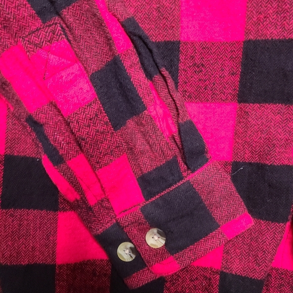 woodland trail heavy thick flannel mens large - Picture 4 of 4